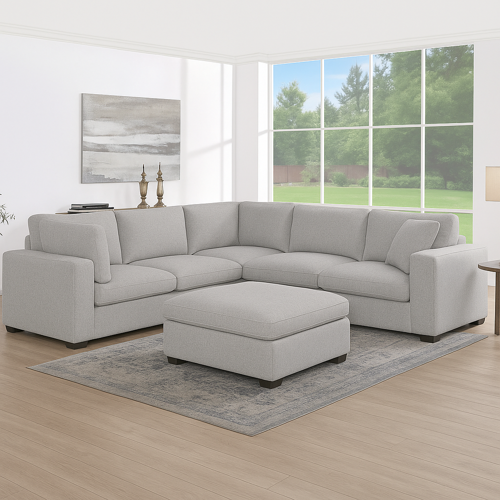 Thomasville Lowell 6-piece Fabric Modular Sectional – Two Guys One Thomasville Lowell 6-piece Fabric Modular Sectional – Two Guys One