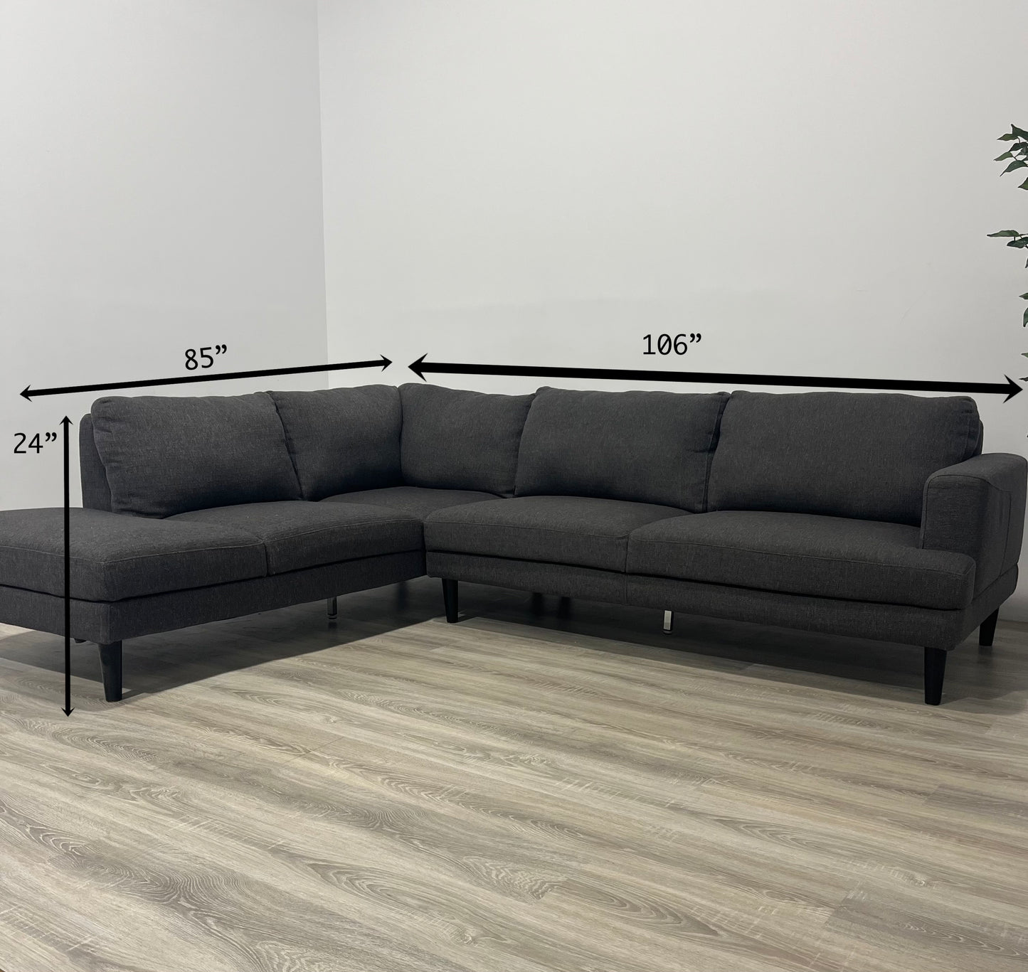 Dark Grey Structube Carla