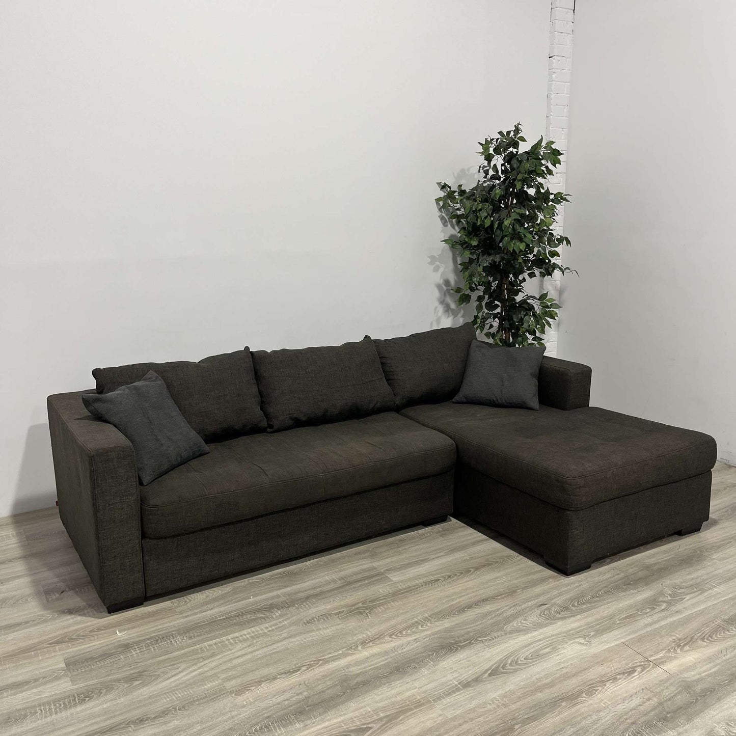 Dark Grey EQ3 Sectional