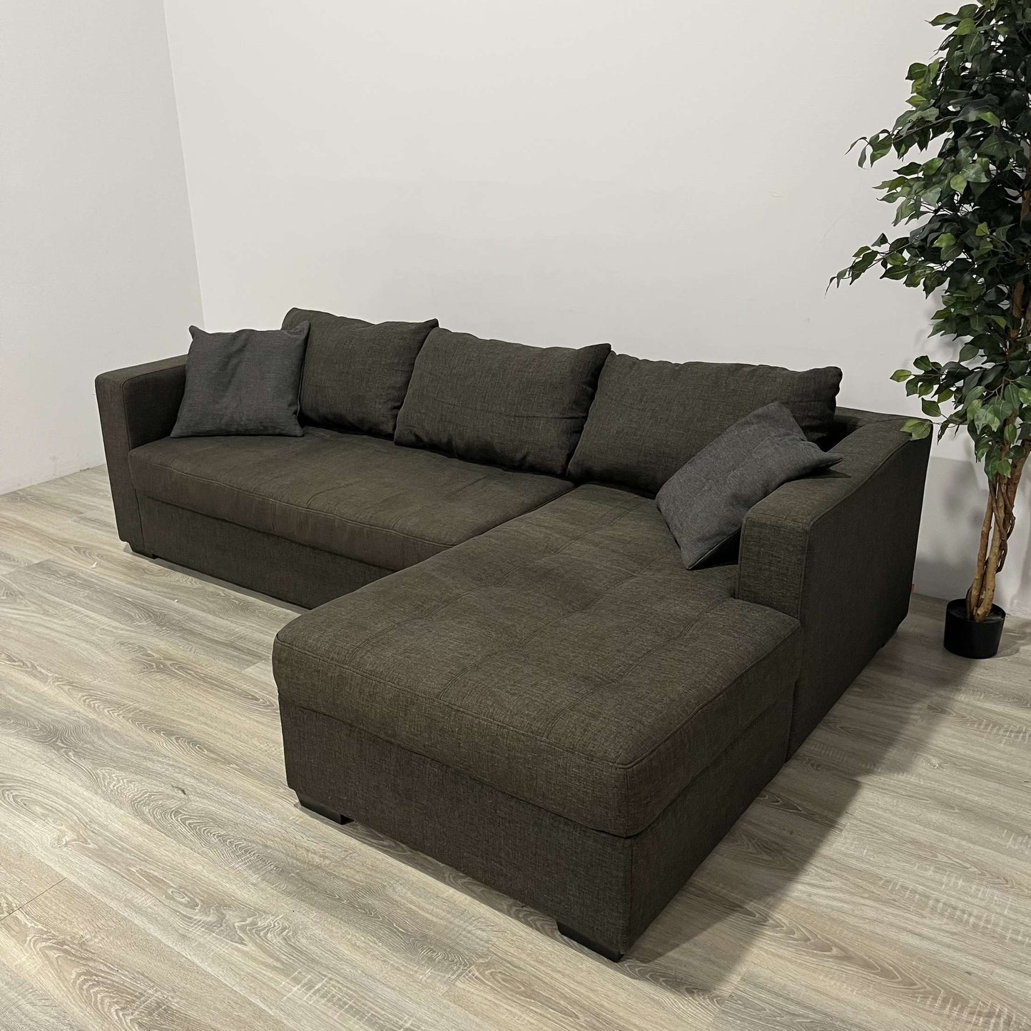Dark Grey EQ3 Sectional