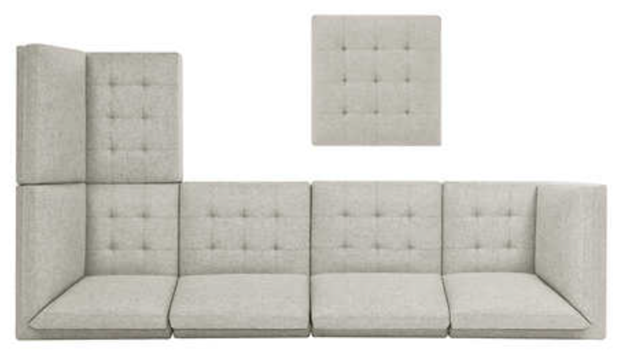 The Light Grey Tisdale - 5 Piece