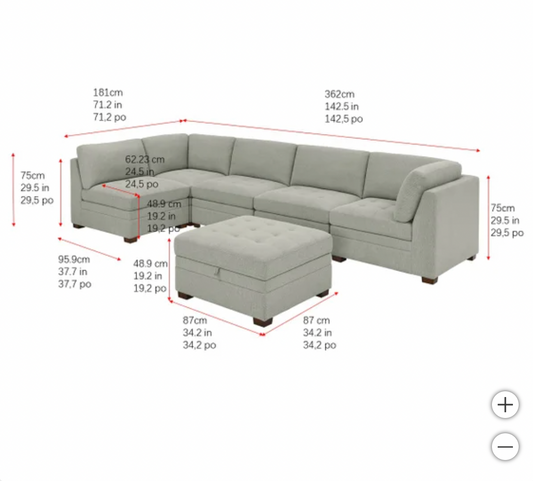 The Grey 5-Piece Tisdale