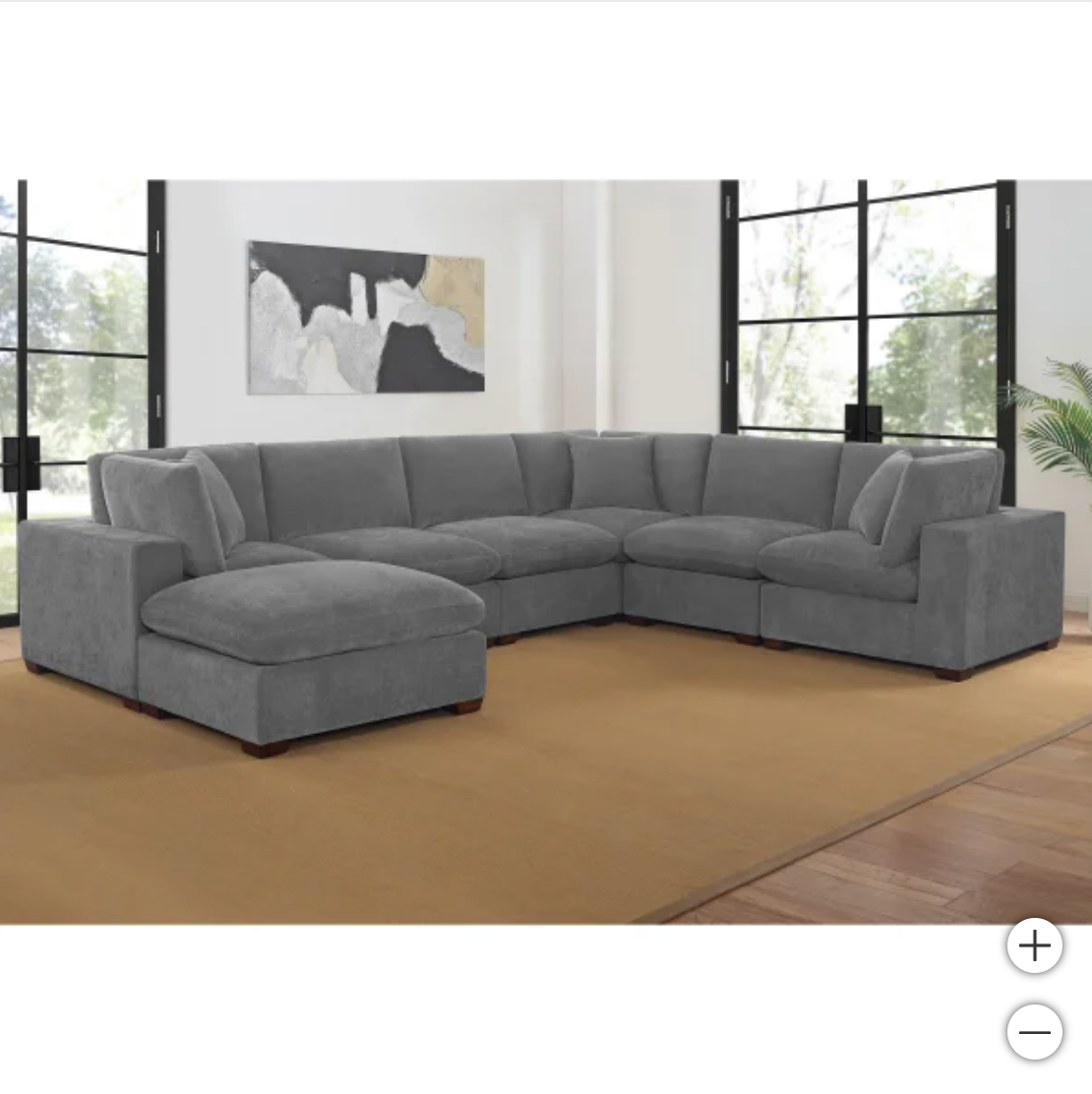 The Dark Grey Lowell - 7 piece