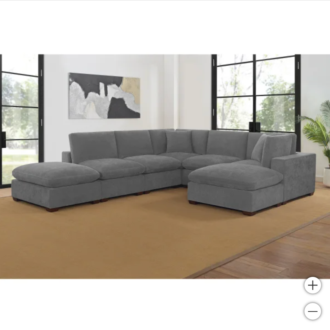 The Dark Grey Lowell - 7 piece
