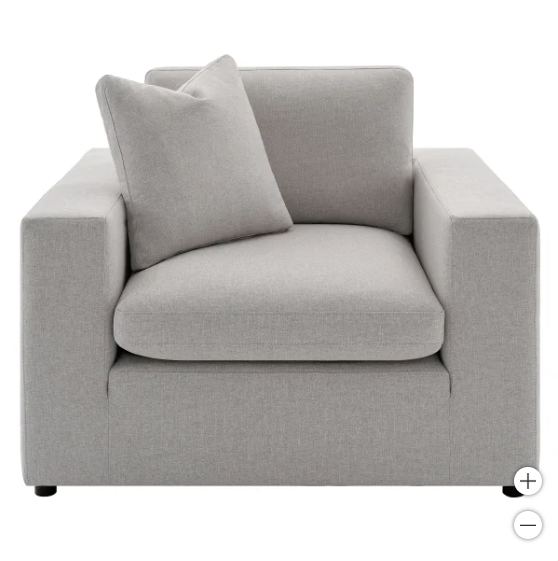 The Light Grey Urban Lounge Chair