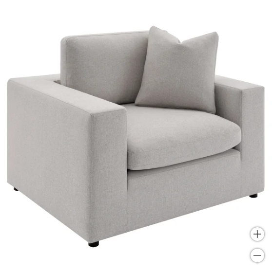 The Light Grey Urban Lounge Chair
