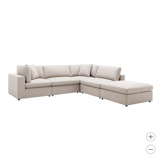 The Double Chaise Beige Urban Lounge
