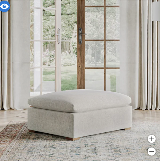 The Grey Lowell Ottoman