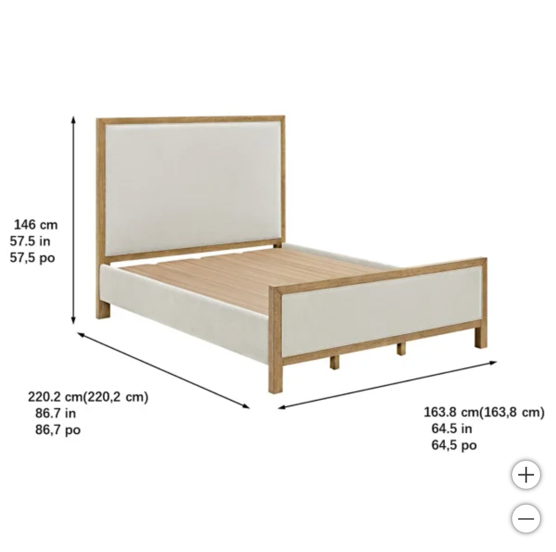 The Prim Queen Bed Frame