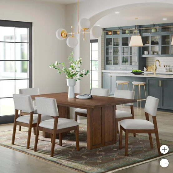 The Walnut Ridge 7-piece Dining Set - Dark Brown