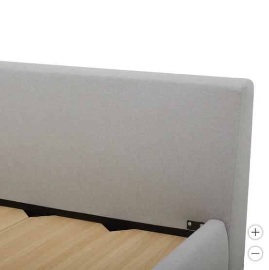 The Grey Flow Queen Bed Frame