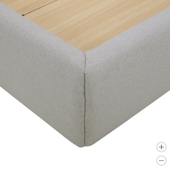 The Grey Flow Queen Bed Frame