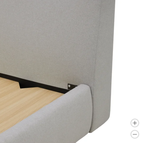 The Grey Flow Queen Bed Frame