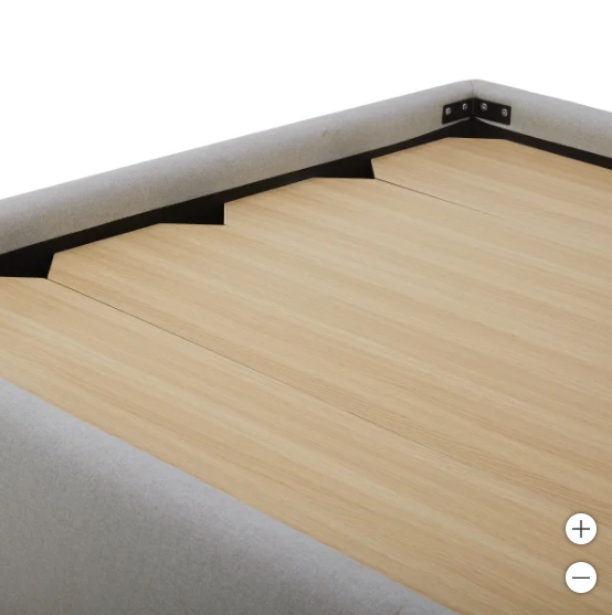 The Grey Flow Queen Bed Frame