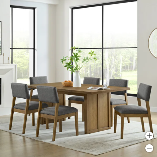 The Walnut Ridge 7-piece Dining Set - Brown