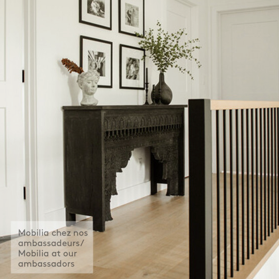 The Black INDIRA Console Table