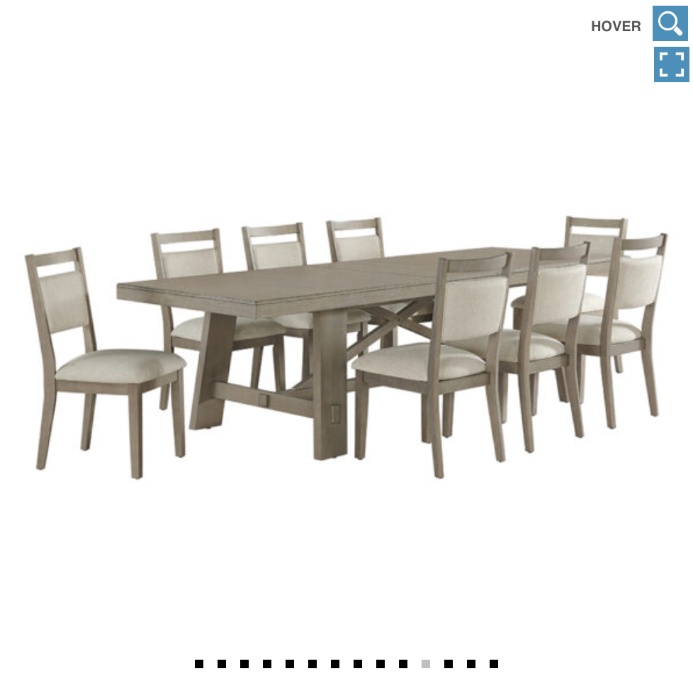 The Greige 9-piece Dining Set