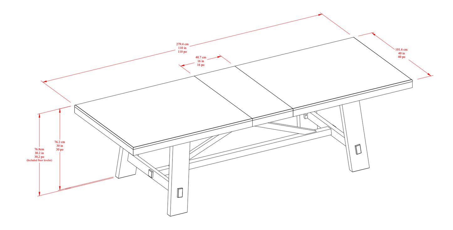 The Greige 9-piece Dining Set