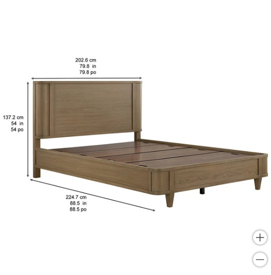 The Margot James King Bed Frame