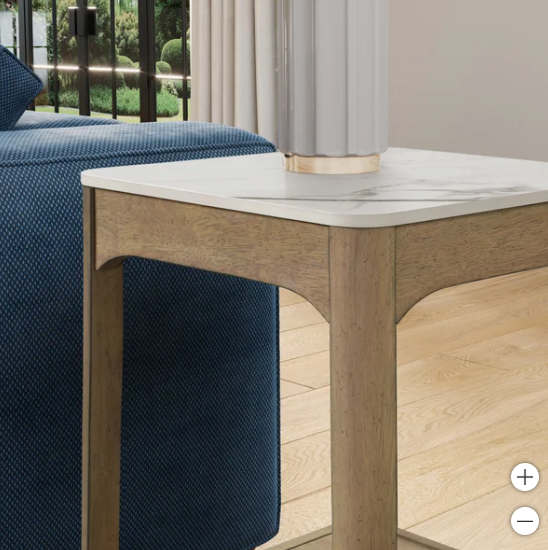 Mindi Stone Top End Table