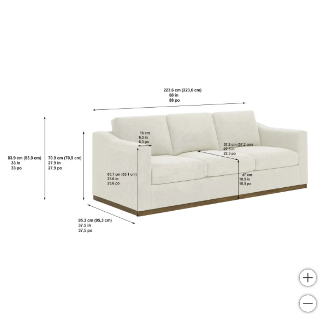 The Cream Murphy Sofa