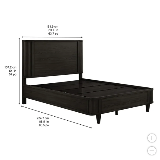 The Margot James Queen Bed Frame