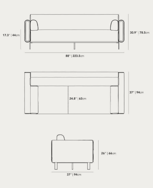 The Dante Sofa - Dune