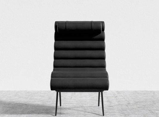 Jericho Lounge Chair - Trento Jet Black