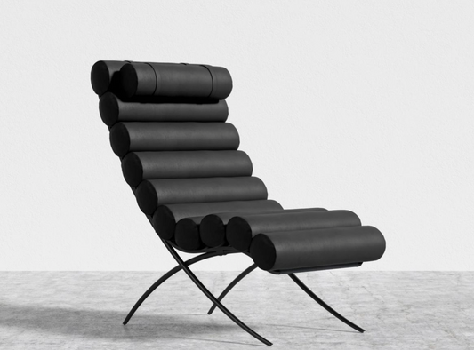 Jericho Lounge Chair - Trento Jet Black