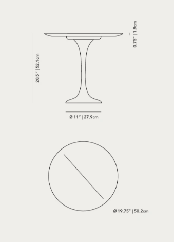 The Tulip Side Table