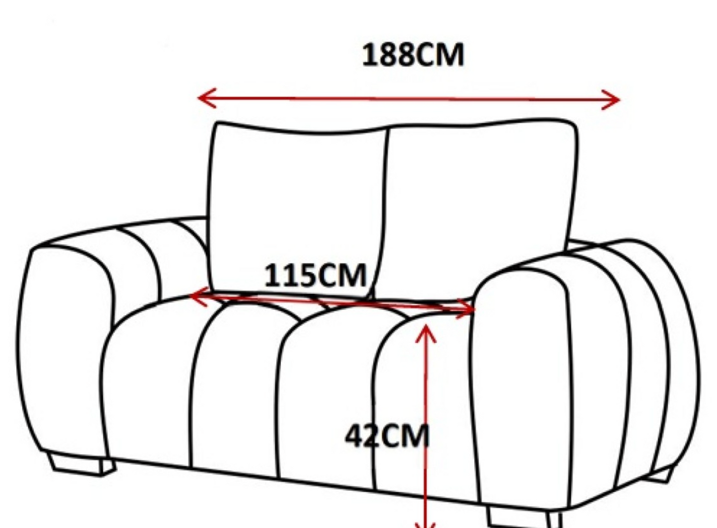 The Rust Loveseat
