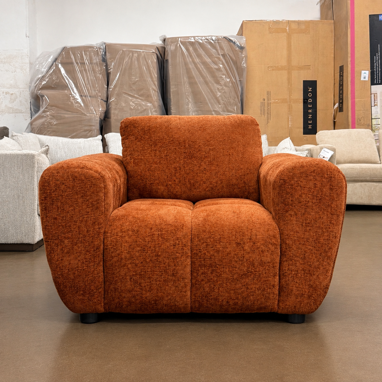 The Orange Tease Sofa & Chair Set