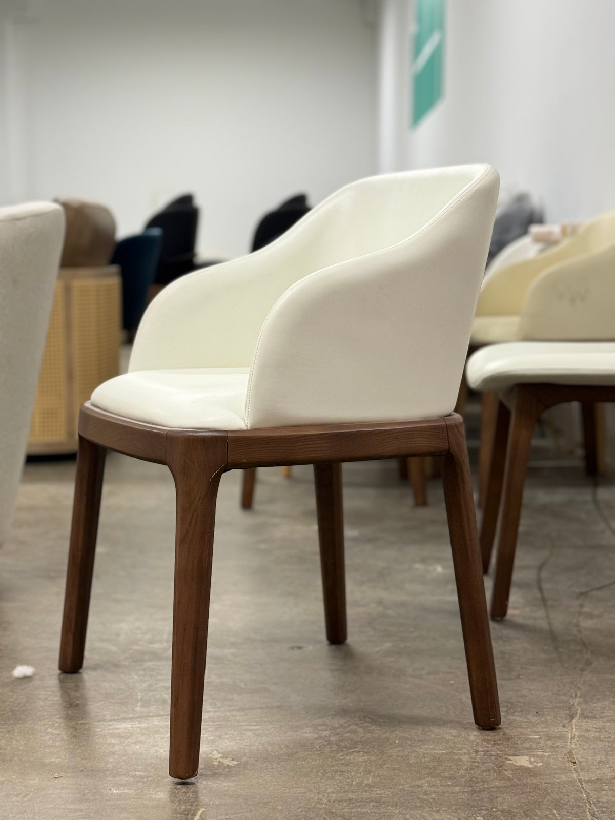 The Aubrey Armchair - Eggshell