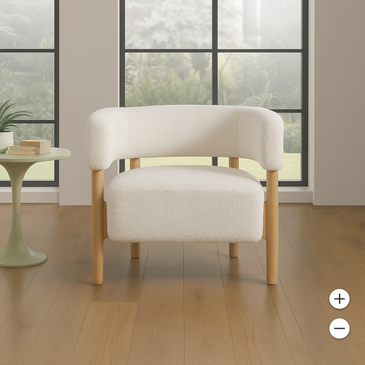 The White Avalon - Wood Legs