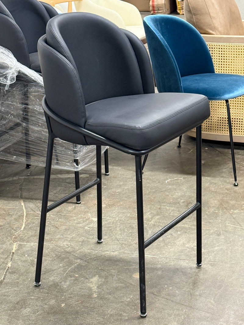 The Angelo Counter Stool - Black