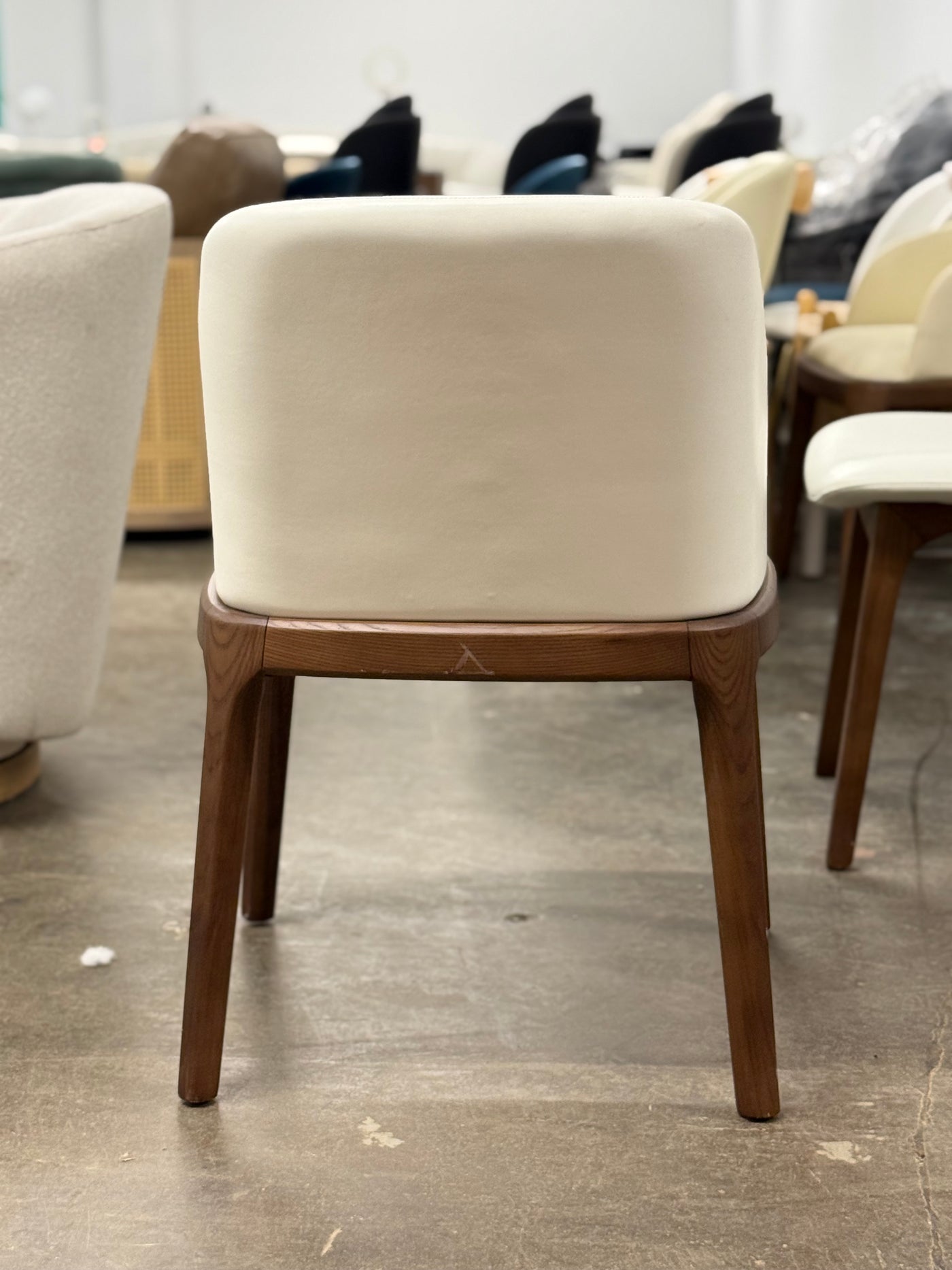 The Aubrey Armchair - Eggshell