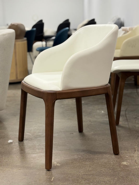 The Aubrey Armchair - Eggshell