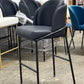 The Angelo Counter Stool - Black