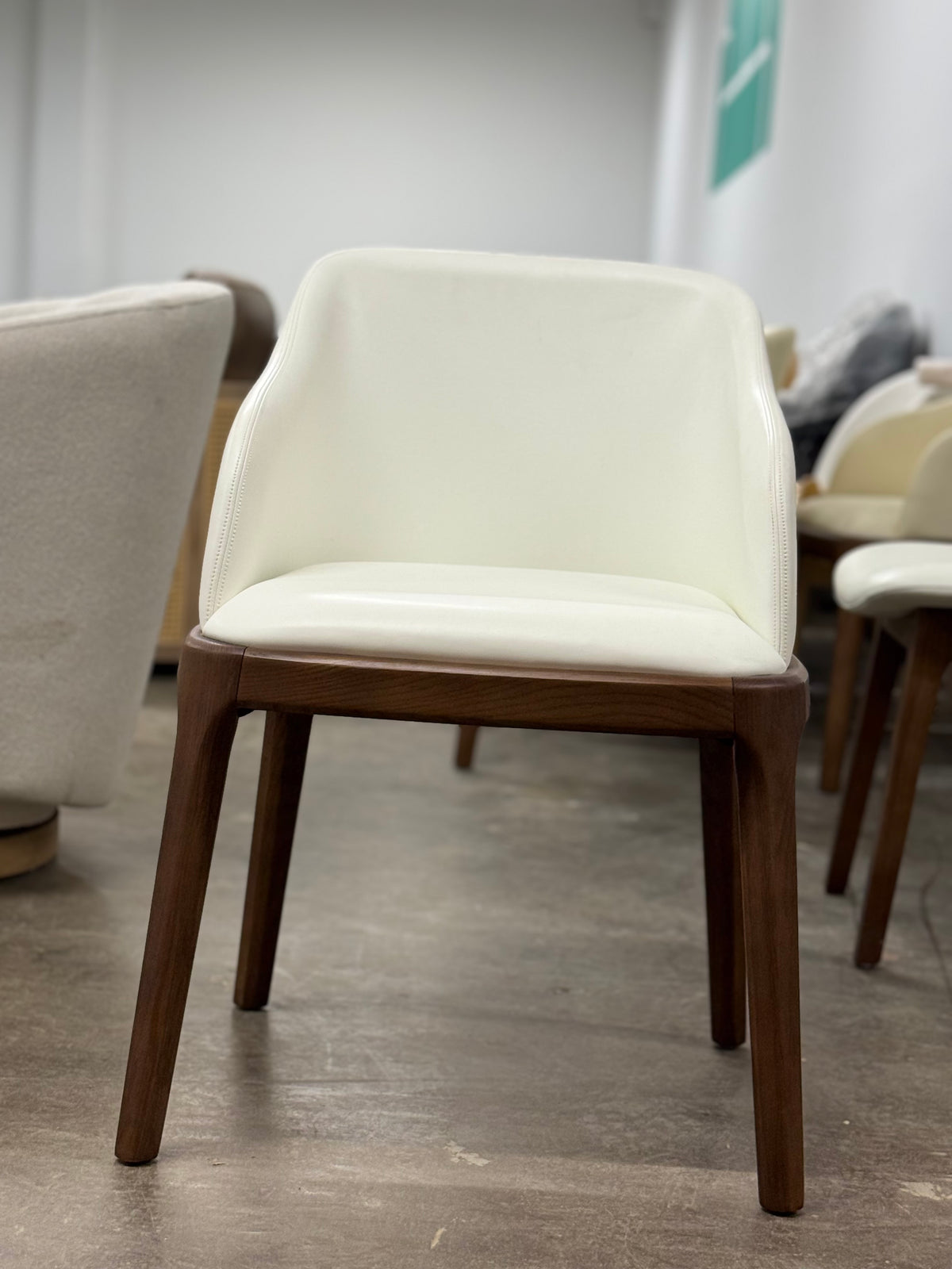 The Aubrey Armchair - Eggshell