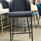 The Angelo Counter Stool - Black