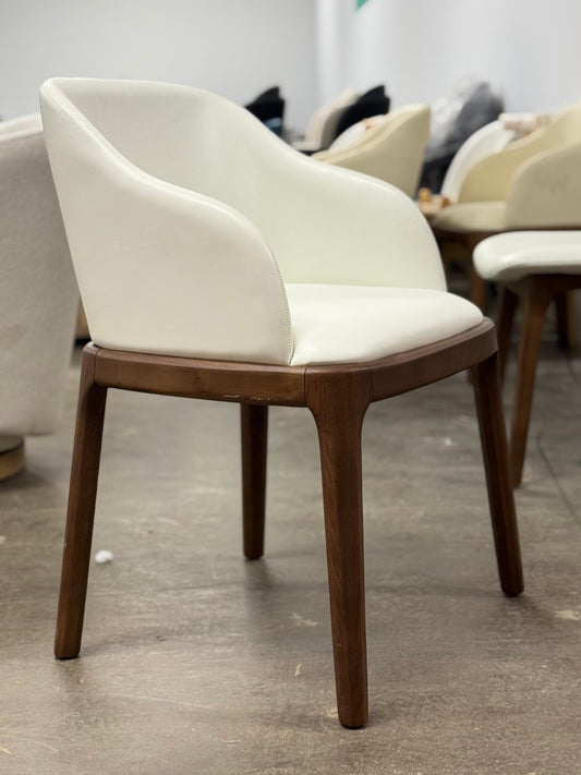 The Aubrey Armchair - Eggshell