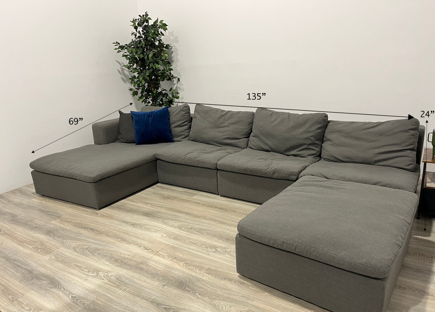 Modular 4-Piece Sectional Couch