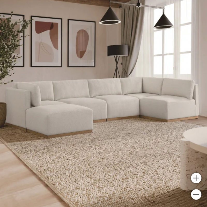 The Beige Murphy Sectional