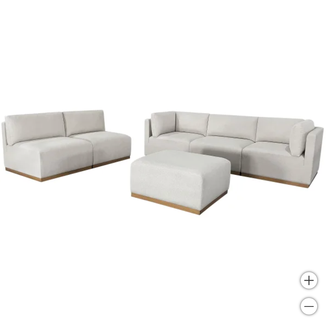 The Beige Murphy Sectional