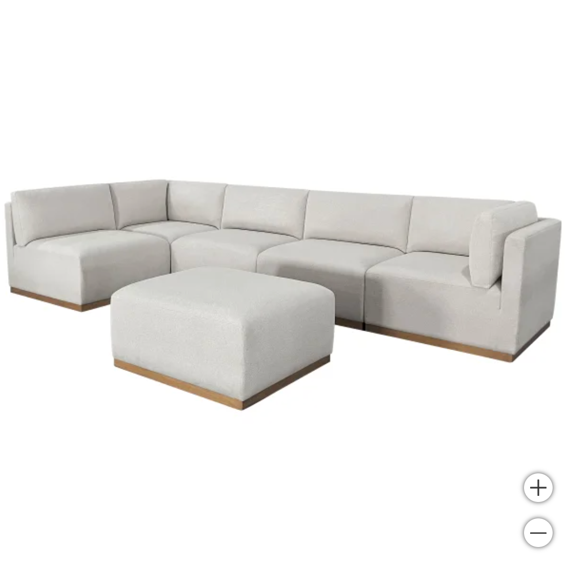 The Beige Murphy Sectional