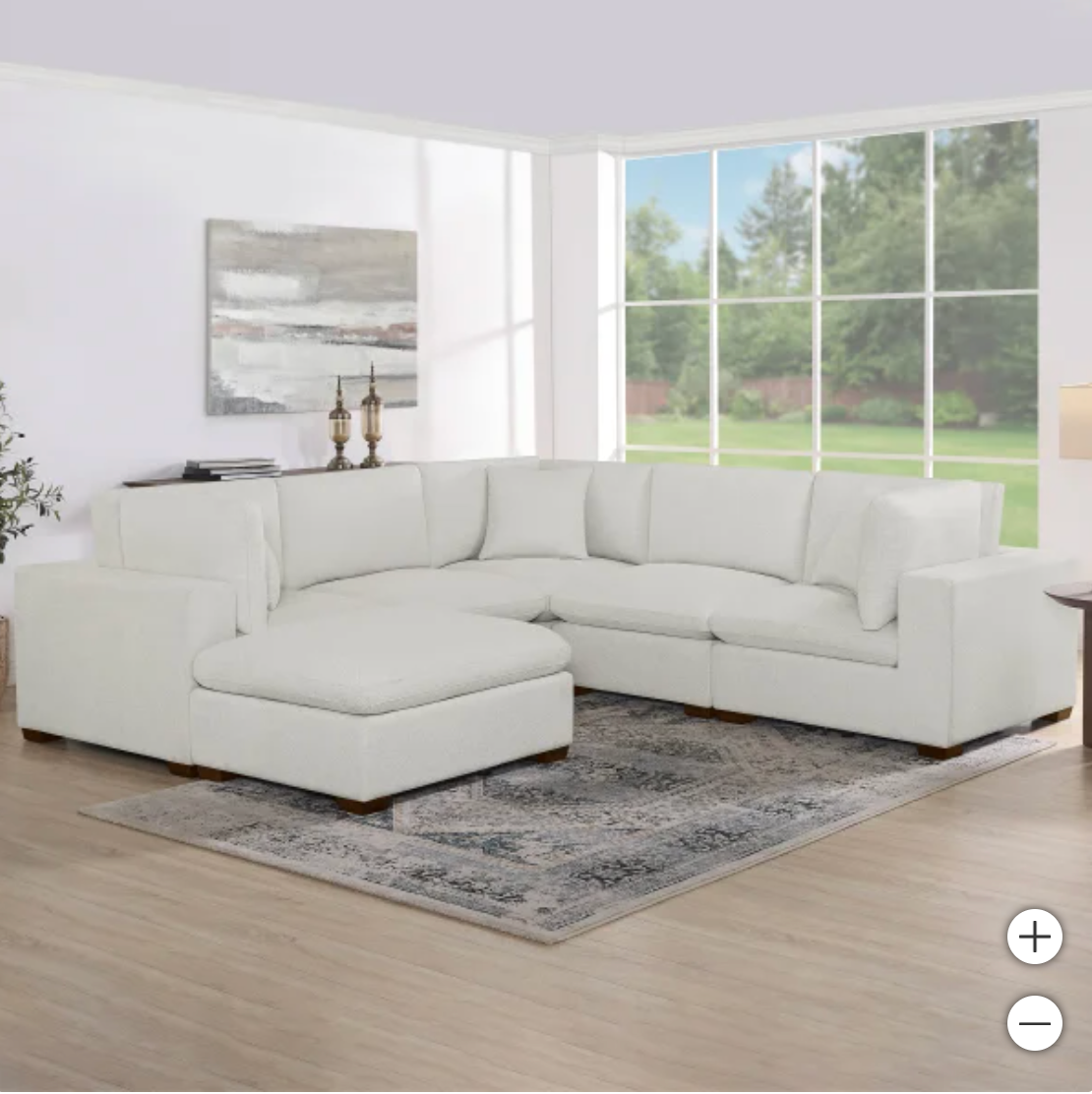 The Beige Boucle 6-Piece Lowell