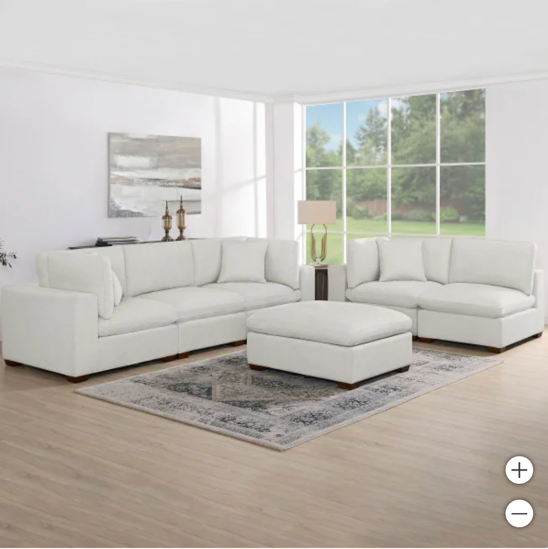 The Beige Boucle 6-Piece Lowell
