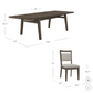 The Annacortes 9-Piece Dining Set