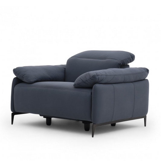 The Blue Wakely Reclining Chair