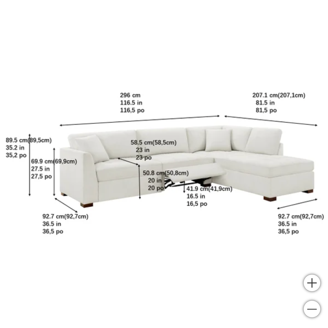 The Cream Reclining Miles